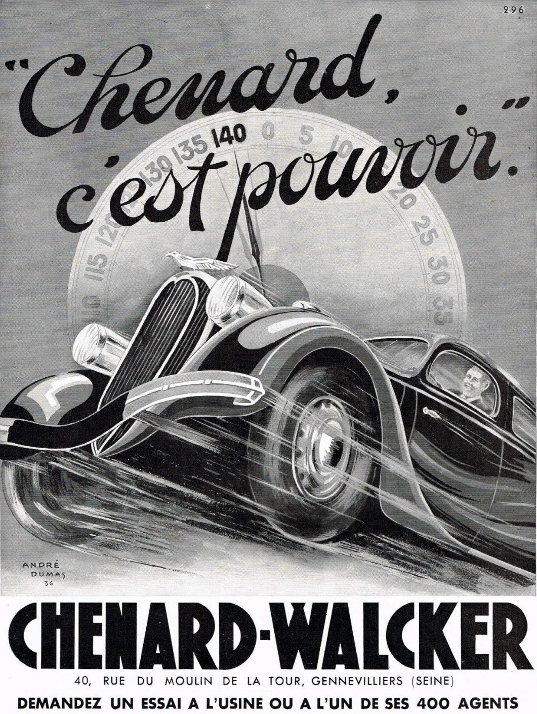 1936 Chenard-Walcker Advertising Page 3